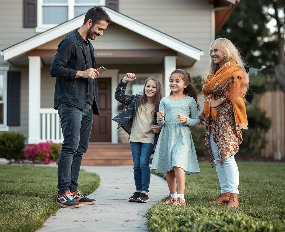 Homeowners after a completed Home Spectors home inspection